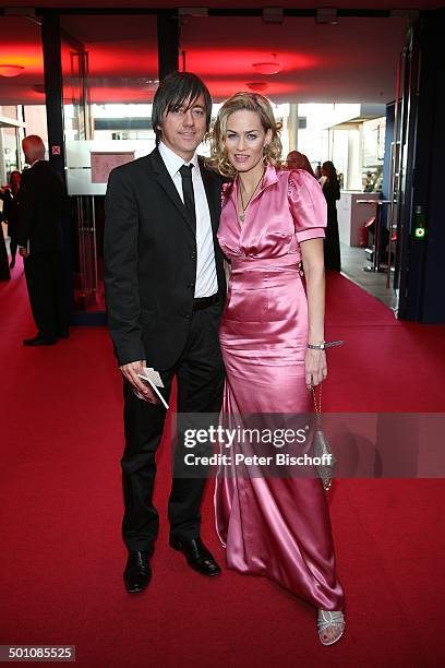 Gesine Cukrowski, Lebensgefährte Michael Helfrich, Sat.1-Gala Verleihung "Deutscher Fernsehpreis 2009", "Coloneum", Köln, Nordrhein-Westfalen,...