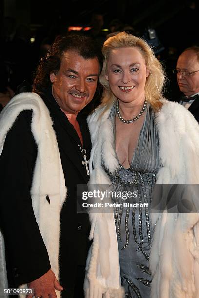 Modeschöpfer Alfredo Pauly, Ehefrau Sabine, Charity-Veranstaltung, 11. "Unesco-Benefiz-Gala" 2008, Köln, Nordrhein-Westfalen, Deutschland, Europa,...