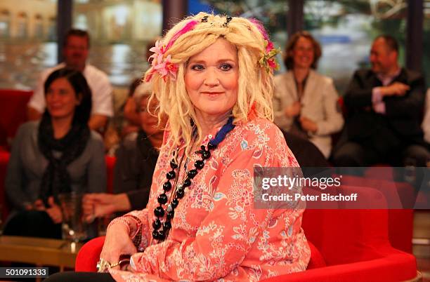 Gaby Köster , Studio-Publikum , NDR-Talkshow "Tietjen und Hirschhausen", Messestudio, Hannover, Niedersachsen, Deutschland, Europa, Studio, Dreads,...