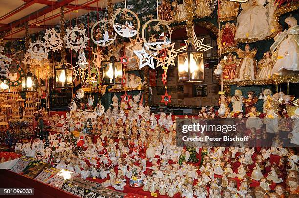 Weihnachtsengel & Kunsthandwerk, Christkindlmarkt, Nürnberg, Bayern, Deutschland, Europa, Weihnachtsmarkt, Weihnachten, Advent, Weihnachtszeit,...