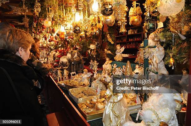 Weihnachtsengel & Kunsthandwerk, Christkindlmarkt, Nürnberg, Bayern, Deutschland, Europa, Weihnachtsmarkt, Weihnachten, Advent, Weihnachtszeit,...