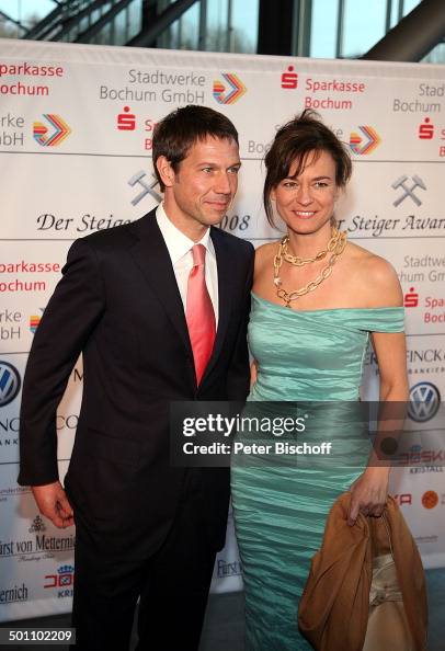 Maybritt Illner , Freund Rene Obermann , Gala Verleihung
