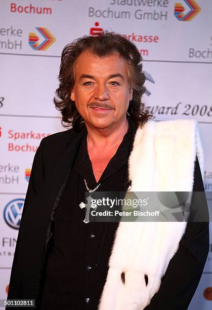 Alfredo Pauly , Gala Verleihung "Steiger Award 2008", Bochum, Nordrhein-Westfalen, Deutschland, Europa, "Jahrhunderthalle", roter Teppich, Logo,...