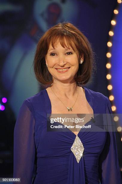 Gaby Albrecht, Porträt, MDR-Musikshow "Musik für Sie", GETEC Arena, Magdeburg, Sachsen-Anhalt, Deutschland, Europa, Portrait, Show, Auftritt, Bühne,...