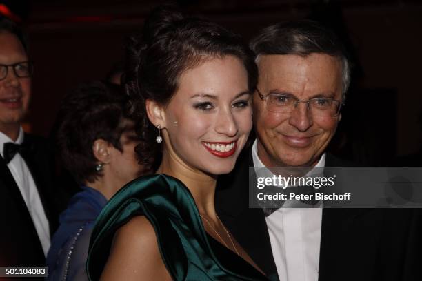 Wolfgang Bosbach , Tochter Caroline, Gala 42. "Ball des Sports", Rhein-Main-Hallen, Wiesbaden, Hessen, Deutschland, Europa, Party, Feier, Roter...