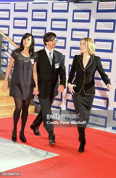 Katharina Saalfrank , Ehemann Dr. Christian Saalfrank, Marietta Slomka , Verleihung Gala "Deutscher Medienpreis" 2011 für herausragende Symbole der...