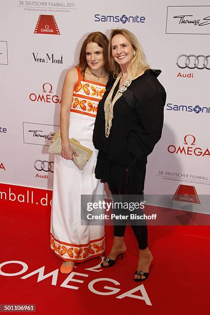 Diana Körner, Tochter Jenny-Joy Kreindl, 38. "Deutscher Filmball", Hotel "Bayerischer Hof", München, Bayern, Deutschland, Europa, roter Teppich,...