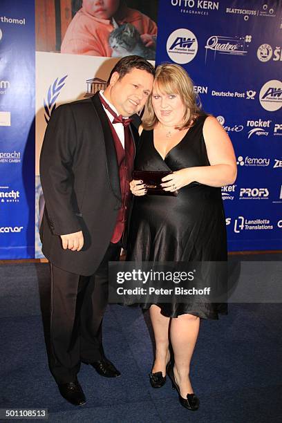 Paul Potts, Ehefrau Julie-Ann, Charity-Veranstaltung, 17. "Unesco-Benefiz-Gala" 2009, Hotel "Maritim", Düsseldorf, Nordrhein-Westfalen, Deutschland,...