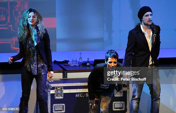 Nena , Tochter Larissa Kerner , Sohn Sakias Kerner , Verleihung Gala "Deutscher Medienpreis" 2011 für herausragende Symbole der Menschlichkeit,...