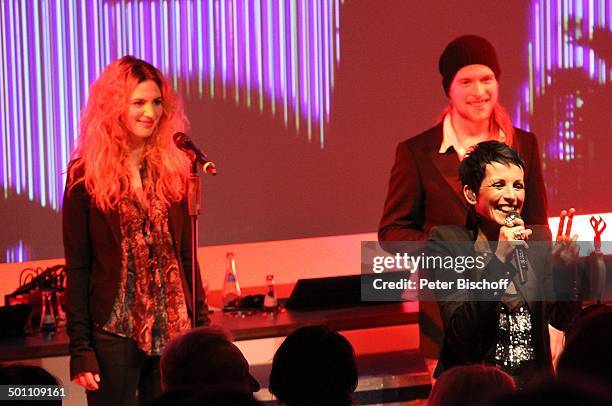 Nena , Tochter Larissa Kerner , Sohn Sakias Kerner , Verleihung Gala "Deutscher Medienpreis" 2011 für herausragende Symbole der Menschlichkeit,...