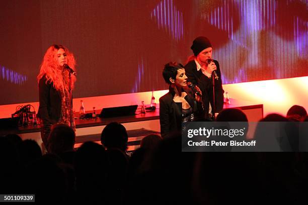 Nena , Tochter Larissa Kerner , Sohn Sakias Kerner , davor Publikum, Verleihung Gala "Deutscher Medienpreis" 2011 für herausragende Symbole der...