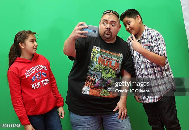 Actor/comedian Gabriel Iglesias attends RCA's Made For Moments Holiday Campaign at Glendale Galleria on December 12, 2015 in Glendale, California.