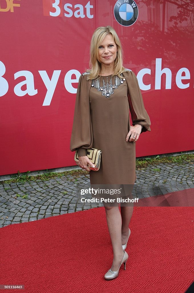 Nina Ruge, 21. Bayerischer Fernsehpreis 2009, Preis: 'Der Blaue Panther', Prinzregententheater, München, Bayern, Deutschland, Europa, roter Teppich, L