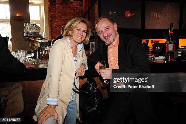 Andrea L'Arronge, Alexander Held, Feier zum 35-jährigen Jubiläum der ZDF-Krimi-Serie "SOKO 5113" , Park Café, München, Bayern, Deutschland, Europa,...