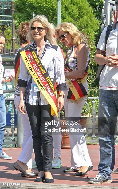 Anja Hörnich-Clüver , "Das große Miss Germany-Treffen", Piazza vom "Hotel Colosseo", "Europa-Park", Rust, Baden-Württemberg, Deutschland, Europa,...