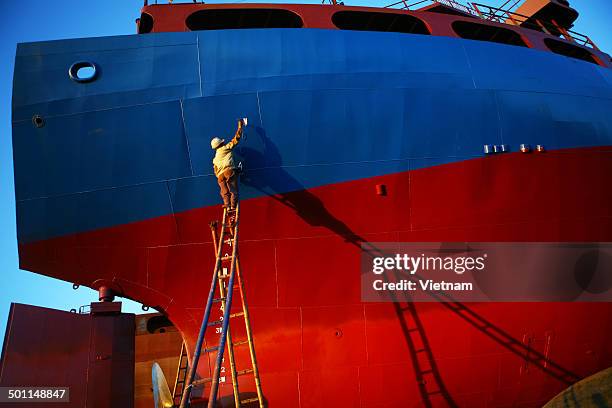 shipbuilding - shipbuilder stock pictures, royalty-free photos & images