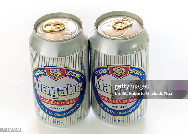 Cuban Beer: Mayabe light beer cans produced in Cuba. Mayabe brand of beer is produced by Cerveceria Bucanero SA . The brand takes its name from a...