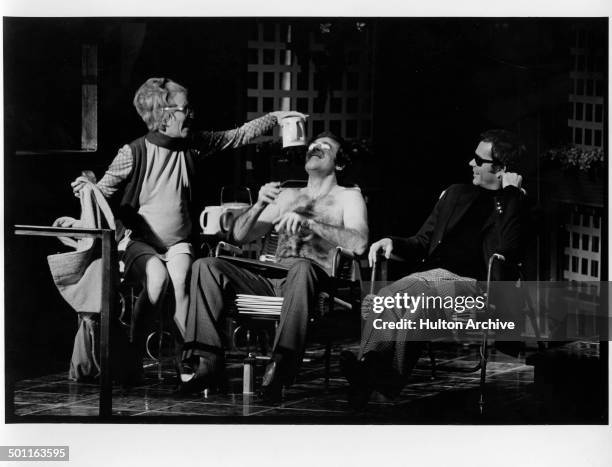 Actress Barbara Barrie and actor Dean Jones perform during the stage play of "Company" in New York.