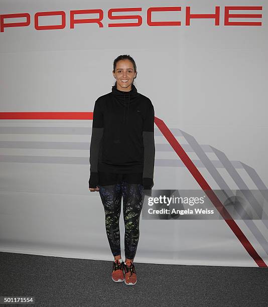 Laura Robson attends the Maria Sharapova and Friends event presented By Porsche on December 12, 2015 in Los Angeles, California.