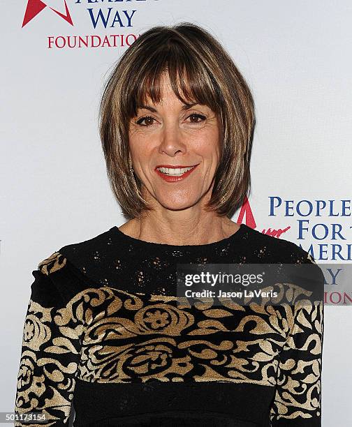 Actress Wendie Malick attends the 2015 Spirit of Liberty Awards dinner at the Beverly Wilshire Four Seasons Hotel on December 12, 2015 in Beverly...