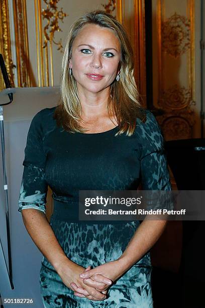 Chief Foreign Affairs Correspondent Lara Logan at Laurence Haim Is Honoured With The Insignes De Chevalier De La Legion D'Honneur at Salons...