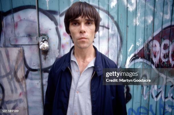 Ian Brown, portrait, London, United Kingdom, 1998.