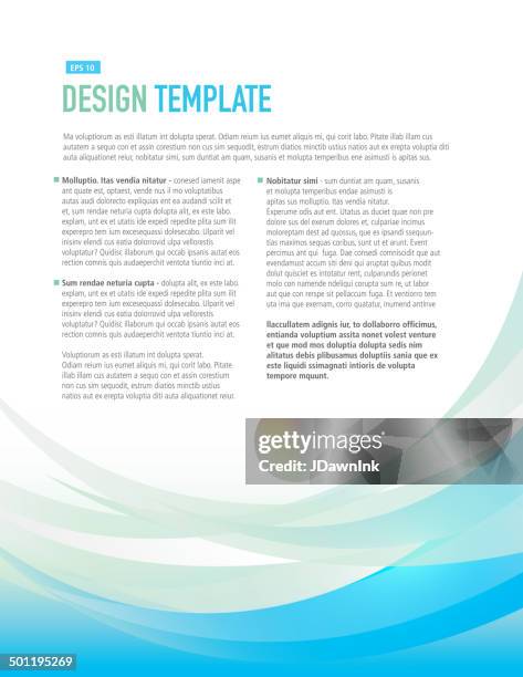 Vertical Image Sample Vertical Design Layout Template With Aqua Blue Sample Flyer High-Res ...