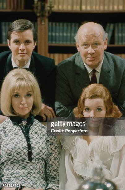 Clockwise from top left: British actors Ian Ogilvy, William Mervyn , Isla Blair and New Zealand born actress Nyree Dawn Porter pictured together on...