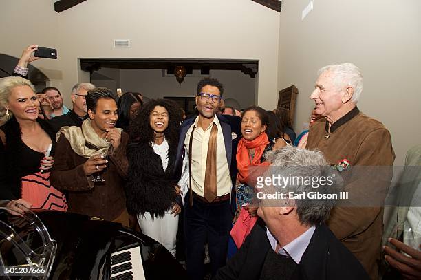 Singer/Songwriter Eric Benet and Musician David Foster have an impromptu performance at the In A Perfect World 10 Year Celebration on December 12,...