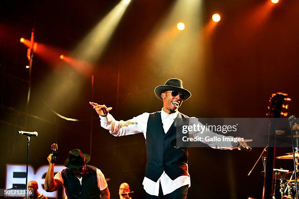 Raphael Saadiq performs at the BET Experience Festival at Ticketpro Dome on December 12, 2015 in Johannesburg, South Africa. RnB stars Mary J Blige...