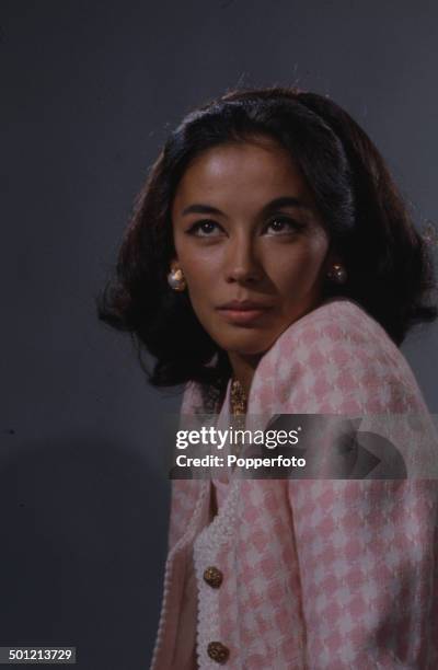French actress France Nuyen pictured in a scene from the television drama series 'I Spy' in 1967.