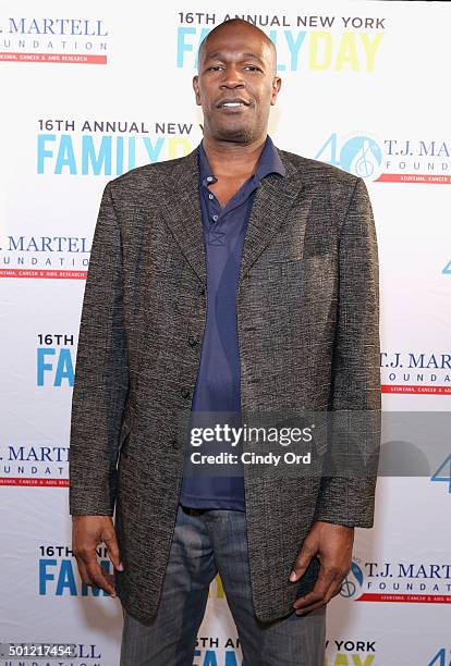 Former NBA player Herb Williams attends the T.J. Martell Foundation's 16th Annual New York Family Day at Brooklyn Bowl on December 13, 2015 in New...