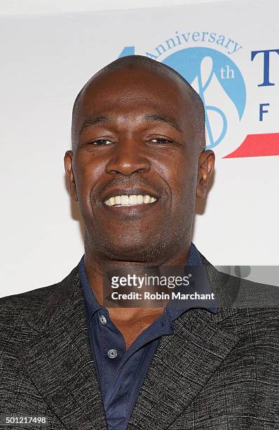 Basketball player Herb Williams attends T.J. Martell Foundation's 16th Annual New York Family Day at Wythe Hotel on December 13, 2015 in New York...