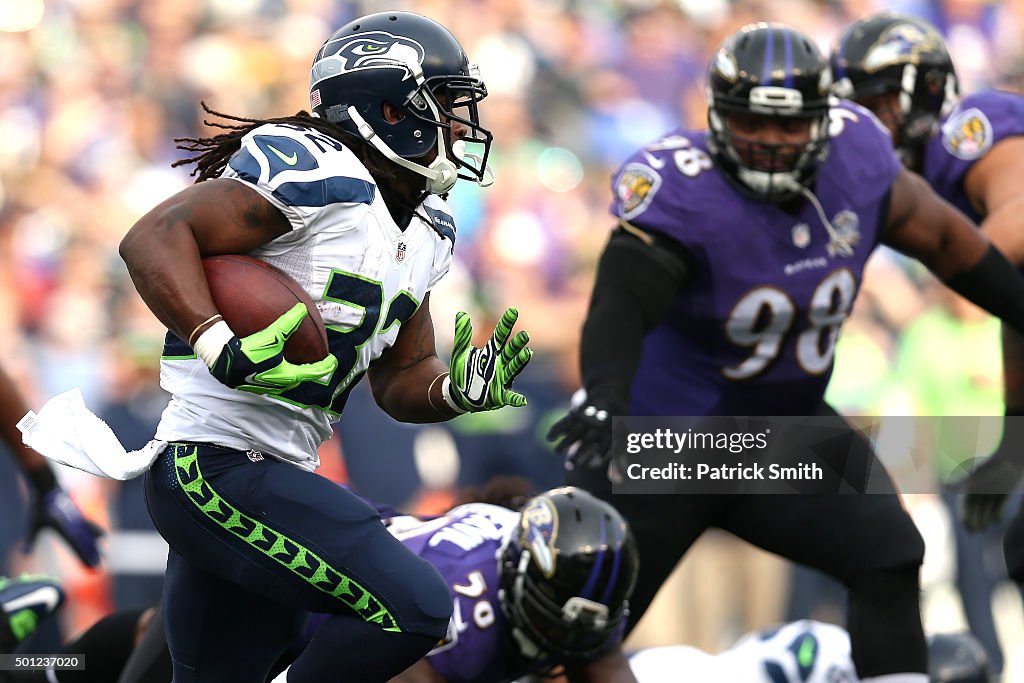 Seattle Seahawks v Baltimore Ravens