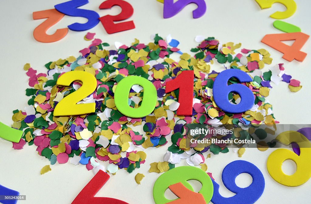 2016 Numer Number 2016 In Colors High-Res Stock Photo - Getty Images
