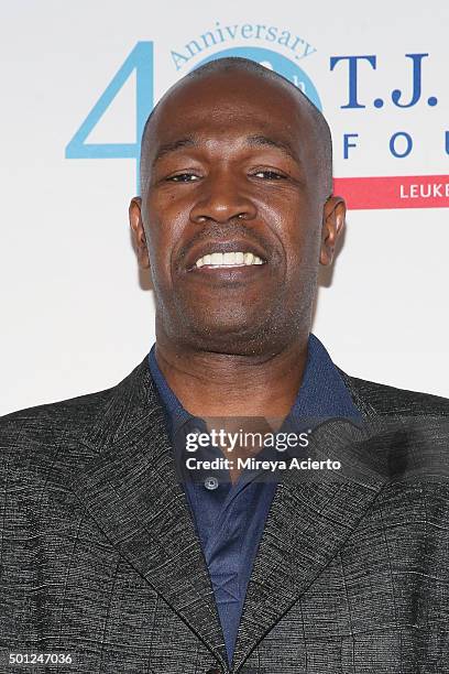 Retired NBA player, Herb Williams attends the 16th Annual TJ Martell Foundation New York Family Day at Brooklyn Bowl on December 13, 2015 in New York...