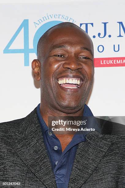 Retired NBA player, Herb Williams attends the 16th Annual TJ Martell Foundation New York Family Day at Brooklyn Bowl on December 13, 2015 in New York...