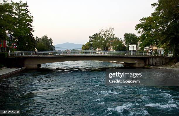 lake ohrid - lake ohrid stockfoto's en -beelden