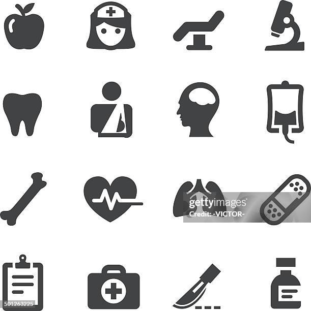ilustraciones, imágenes clip art, dibujos animados e iconos de stock de de acme serie iconos de la salud - head injury