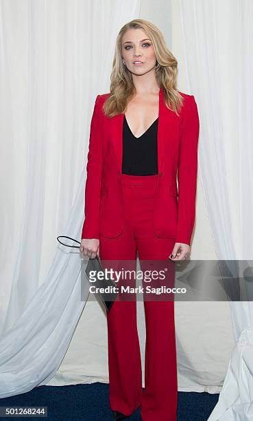 Natalie Dormer attends the "Joy" New York premiere at the Ziegfeld Theater on December 13, 2015 in New York City.