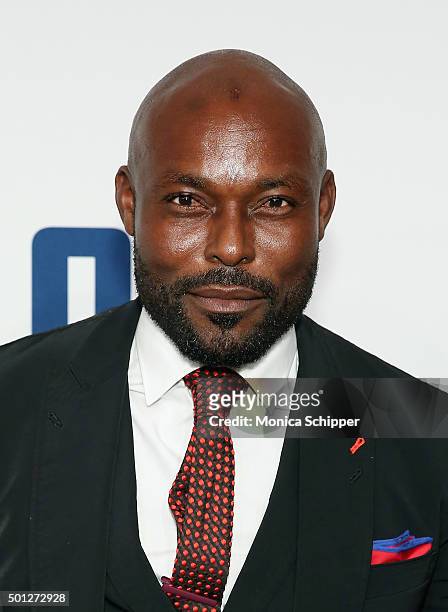 Actor Jimmy Jean-Louis attends the "Joy" New York premiere at Ziegfeld Theater on December 13, 2015 in New York City.