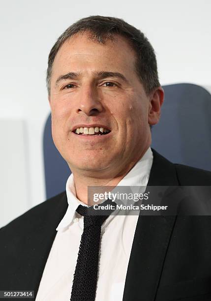 Director David O. Russell attends the "Joy" New York premiere at Ziegfeld Theater on December 13, 2015 in New York City.