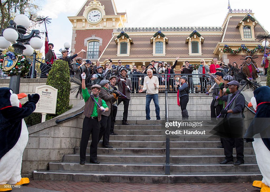 Dick Van Dyke Celebrates His 90th Birthday At Disneyland