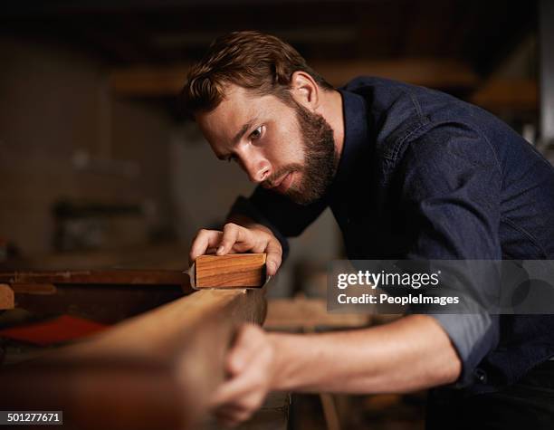since opportunity didn't knock, he decided to build a door - carpentry tools stockfoto's en -beelden