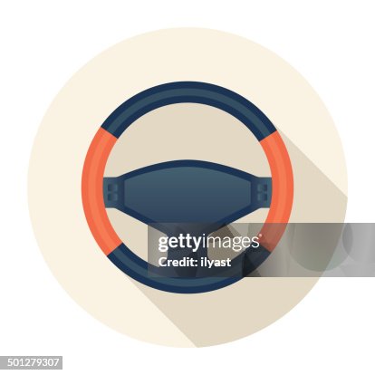 Flat Wheel Icon Flat Wheel Icon