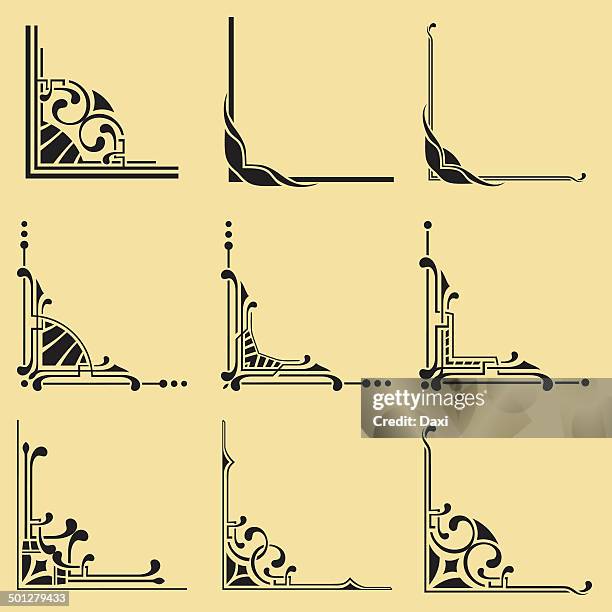 corners - corner stock illustrations