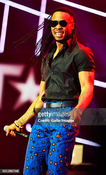 Flavour performs at the BET Experience Festival on December 12, 2015 at Ticketpro Dome in Johannesburg, South Africa. RnB stars Mary J Blige and...