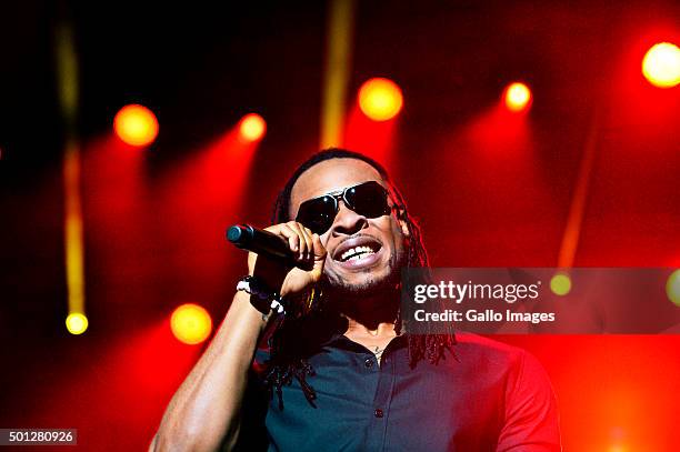 Flavour performs at the BET Experience Festival on December 12, 2015 at Ticketpro Dome in Johannesburg, South Africa. RnB stars Mary J Blige and...