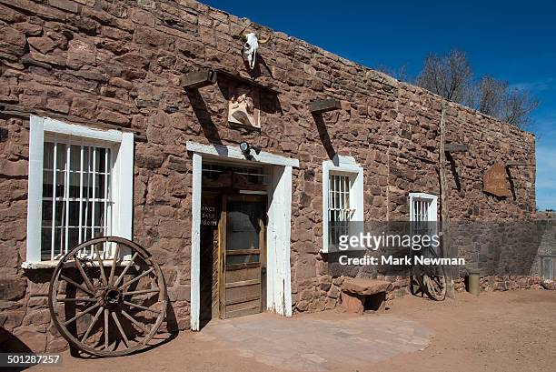 hubbell trading post national historic site - security screen stock pictures, royalty-free photos & images