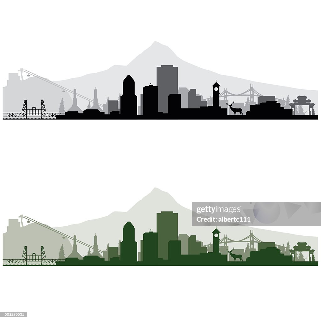 Skyline von Portland